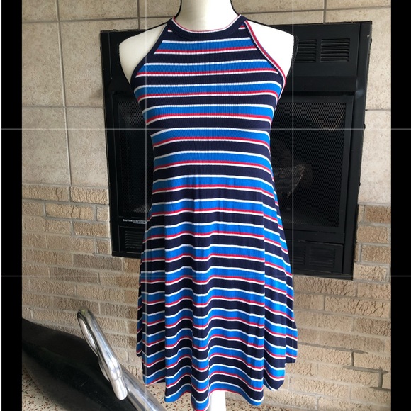 red white blue sundress